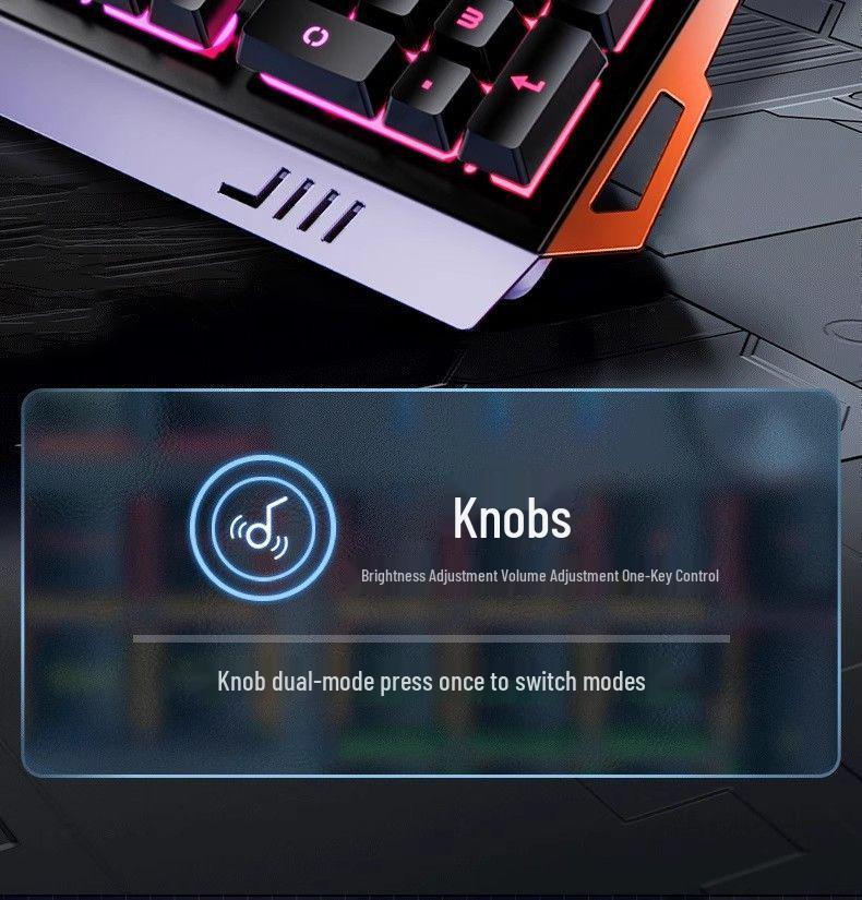 Esports Gaming Wired Keyboard, Mouse, and Headset Set