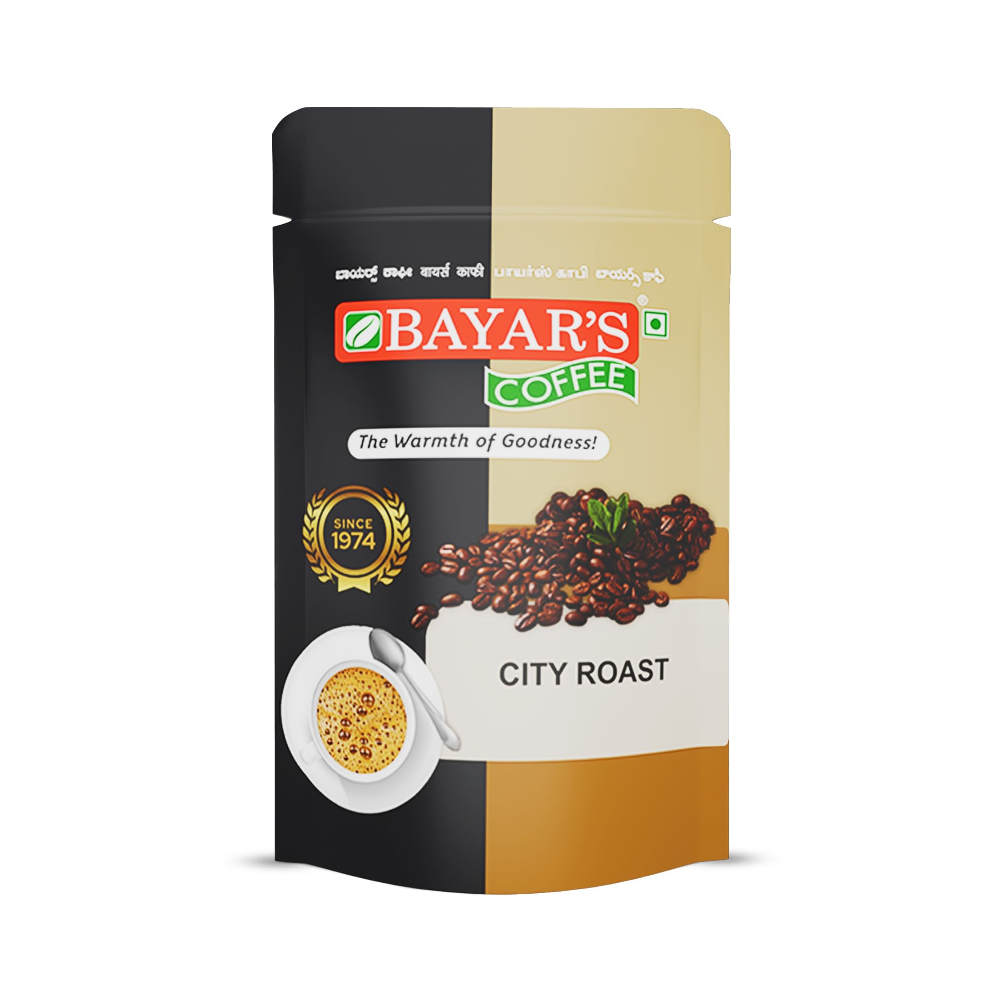 

Bayar s Coffee City Roast Filter Coffee Powder 500g | Authentic South Indian Blend with 70% Coffee & 30% Chicory | Freshly Roasted & Ground for R