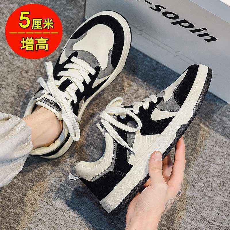 Shoes Men's summer breathable trend board shoes versatile student niche campus style canvas shoes men's sports and leisure shoes