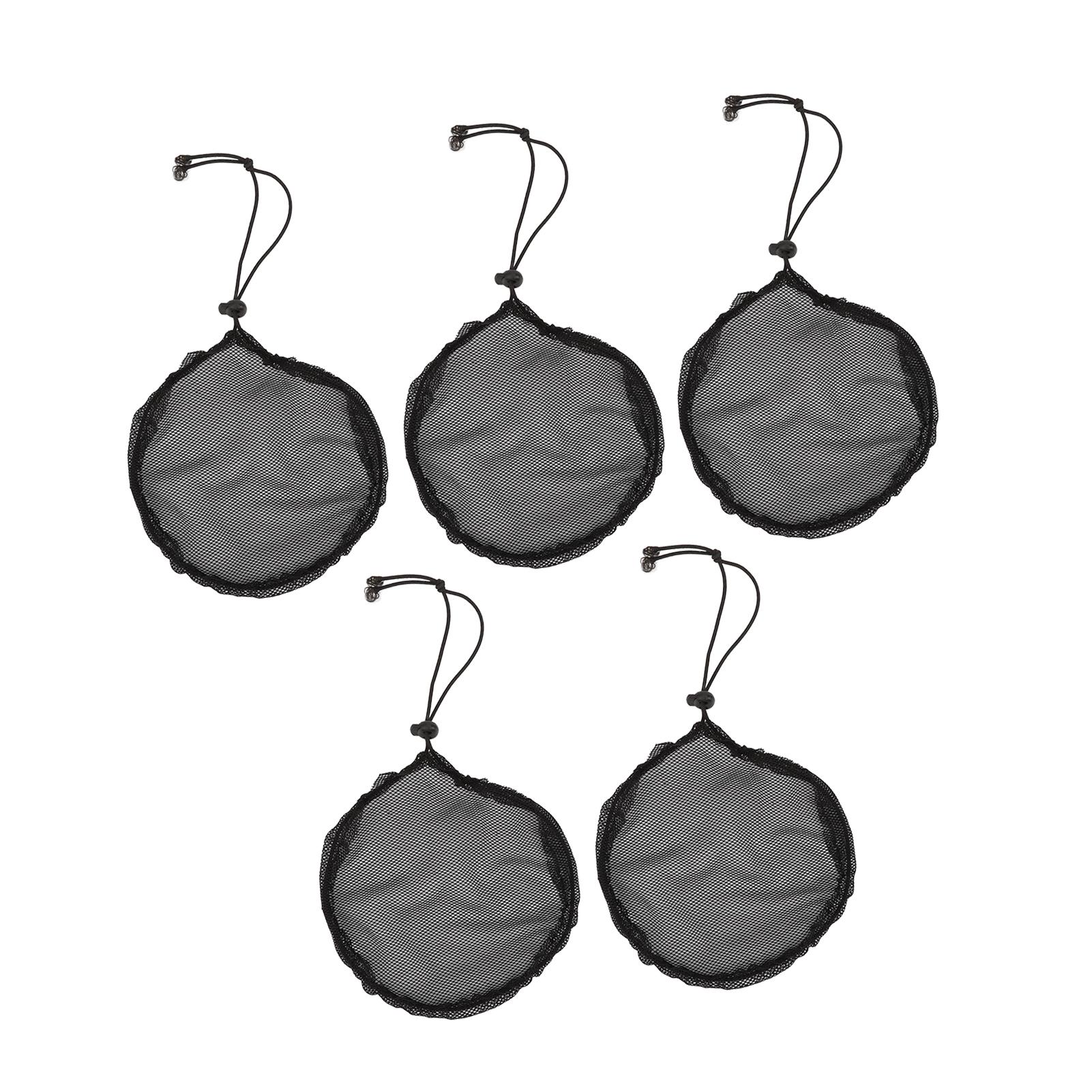 

5 шт. шапочек для париков, чтобы сделать парики эластичными с завязкой-шнурком, нейлоновые дышащие для латинских танцев