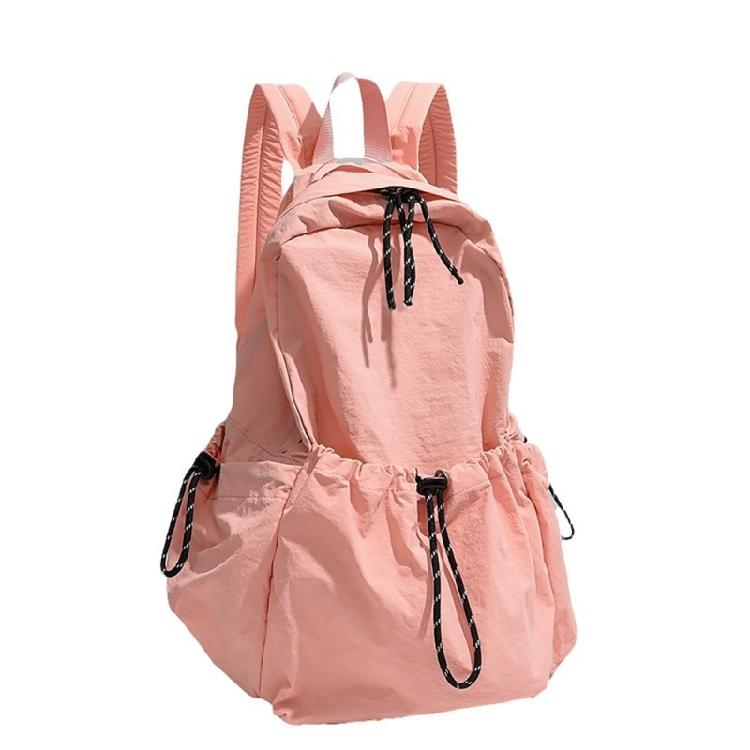Stylish School Bag Nylon Backpack Large Capacity Rucksack Student Book Bag Suitable For Travel And Daily Activity