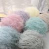 Hand-mixed Mink Fleece Yarn Long Hair Imitation Mink Yarn Soft Fine Wool Yarn  For Hand Crochet