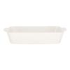 Mazzoni 37Cm White Baking Dish With Handles