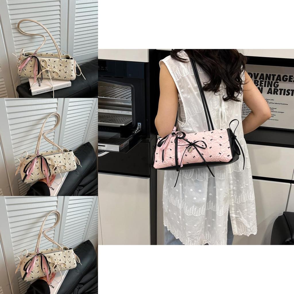 Boxford Cloth Girl Shoulder Bag With Bow For Summer Casual Daily Use