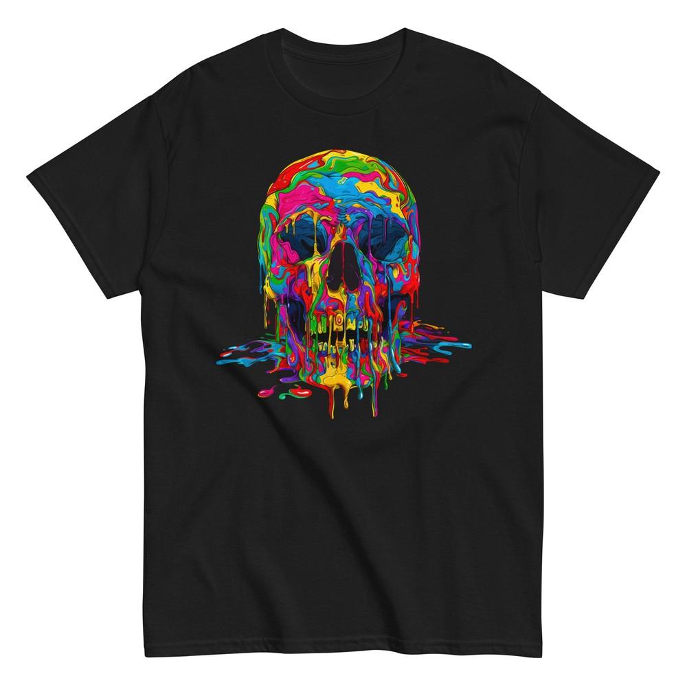 

Dripping Skull Art UnisexT-Shirt (Author s print, limited quantity) S