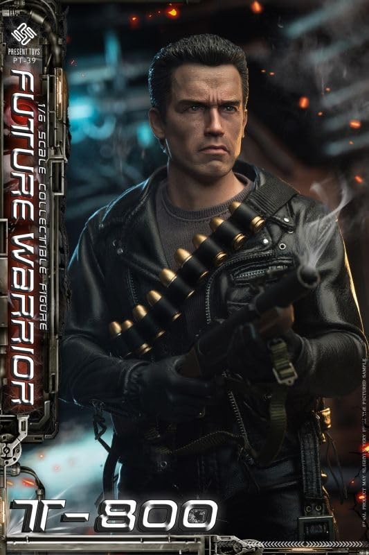 Scale Future Warrior the Terminator [PRESENT TOYS] 1/6 Figure T-800 PT-sp39 (From Movie)