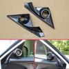 Carbon Fiber Door Interior A-Pillar Speaker Cover Trim For Honda Civic 2016-