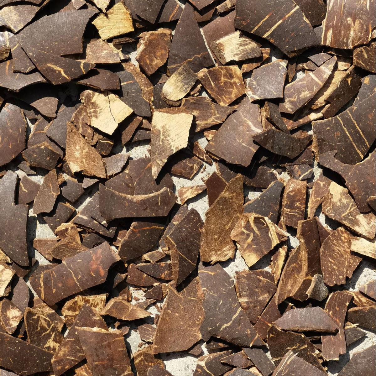 Японская миска из кокосовой скорлупы - Экологичная деревянная миска для хранения