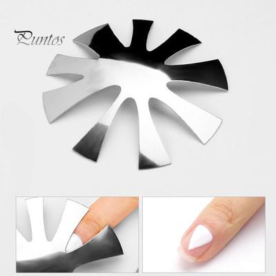 French Manicure Nail Art Making Stainless Steel Acrylic Clipper Plate Module Nail Cutter Plate