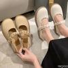 Fashion Spring summer new round toe cute comfortable single shoes women's flat shoes elegant fashionable versatile women's flat shoes