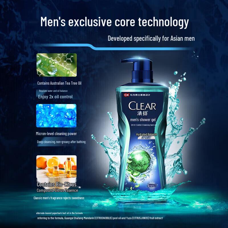 Clear Cool Refreshing Shower Gel 720ml