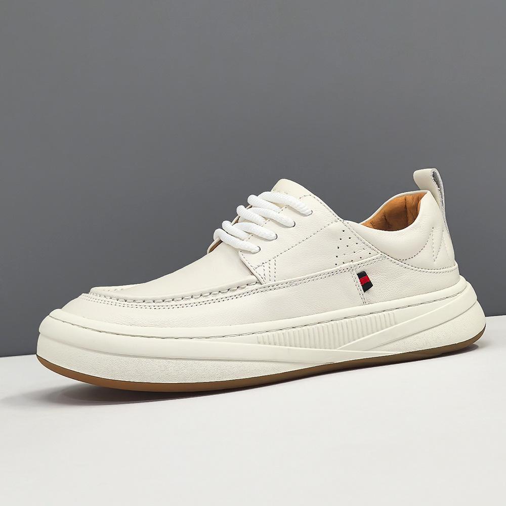Leather board shoes crooked head casual shoes clown shoes high-end cute and ugly mango shoes 38