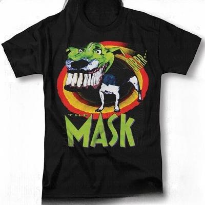 The Mask Shirt Jim Carey Movie Classic Retro Vintage Graphic Design TShirt