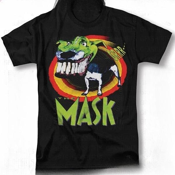 

The Mask Shirt Jim Carey Movie Classic Retro Vintage Graphic Design TShirt 3XL
