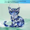 2D Acrylic Blue Light Catcher Decorative Pendant