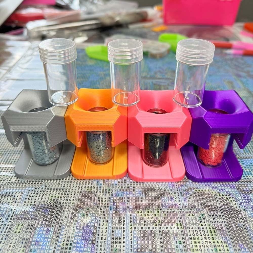Embroidery Art Tool 5D Diamond Painting Drills Funnel DIY Craft Cross Stitch Accessories Storage Container Box Beading Plates