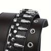 Bullet Punk Style Gürtel für Männer und Frauen, Modischer und Trendiger Gürtel, Rock Casual Gürtel, PU-Material, Sehr gut geeignet für das tägliche Anziehen