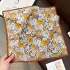 1116 New Silk Scarf Women's Fashion Versatile High-end Literary Neck Scarf Spring and Summer Decorative Bag Small Square Scarf
