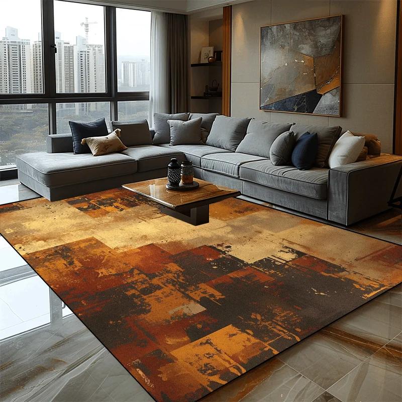 

Абстрактные эластичные ковры для украшения диванов в гостиной, ковер для спальни, нескользящий напольный коврик, ковры большой площади с брызгами краски 60*90cm