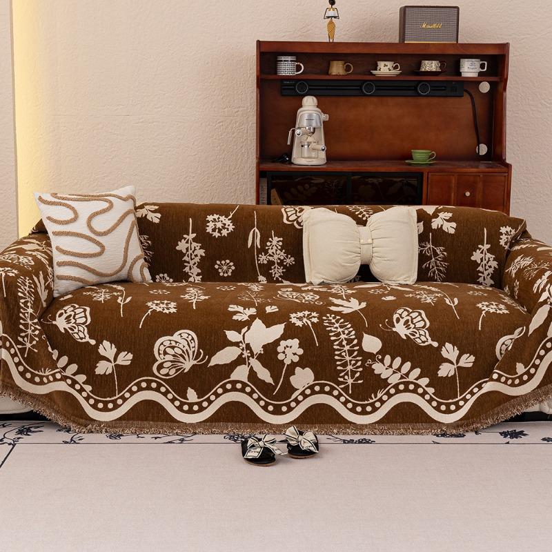 Retro Light Luxury Sofa Towel Popular Simple New Sofa Cushion Sofa Blanket a Whole Full Cover Sofa Cover