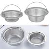 Upgrade Kitchen Tool Mesh Waste Drainer Stainless Steel Stuff Cover Plug Filter Basket Food Hair Stopper Sink Strainer Colander