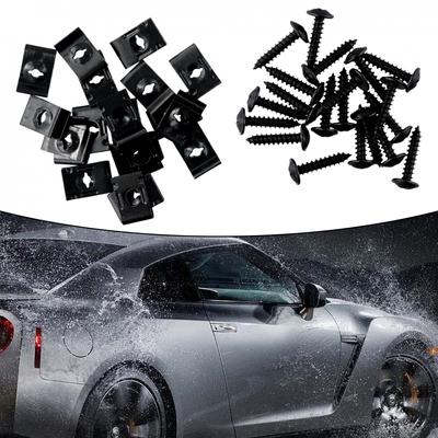 U-type Clips Car Bumper Fender Trim Panel Fasteners Parts