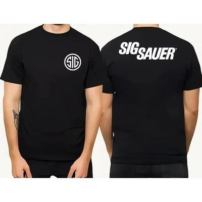 2026 Sommer Herren Sig Souer Waffelmuster T-Shirt Germon Waffe Munition Armee Oberteil Freizeit Militärpolizei T-Shirt Totenkopfmuster T-Shirt