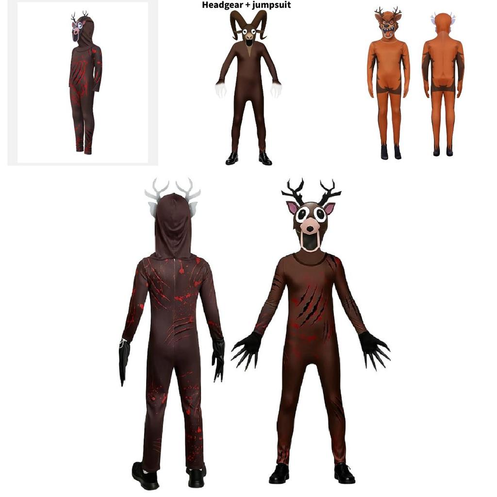 The Deer 99 Nights In The Forest Deer Goat Cosplay Costume For Halloween Party And Kids Dance Performance