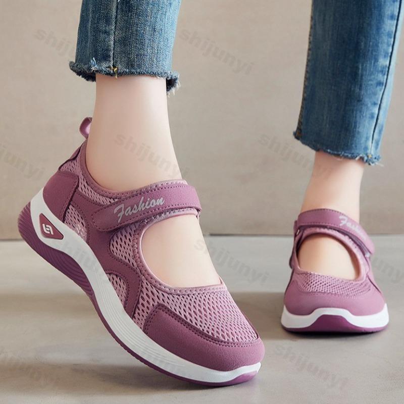Fashion Women's Sneaker New Summer Lightweight Breathable Non-slip Soft Bottom Walking Running Tennis Women Casual Sneaker Zapatos Mujer