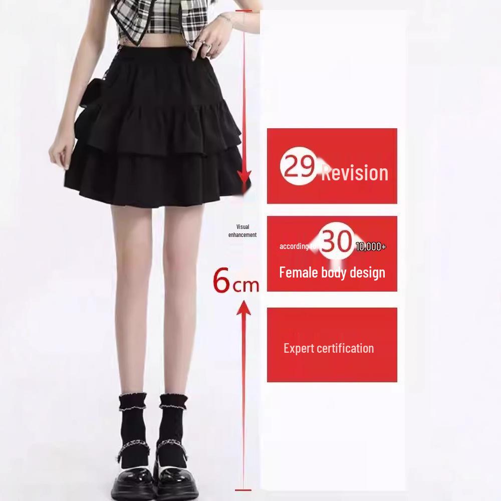 Women's Summer Ballet-Style High-Waisted Ruffled Mini Skirt