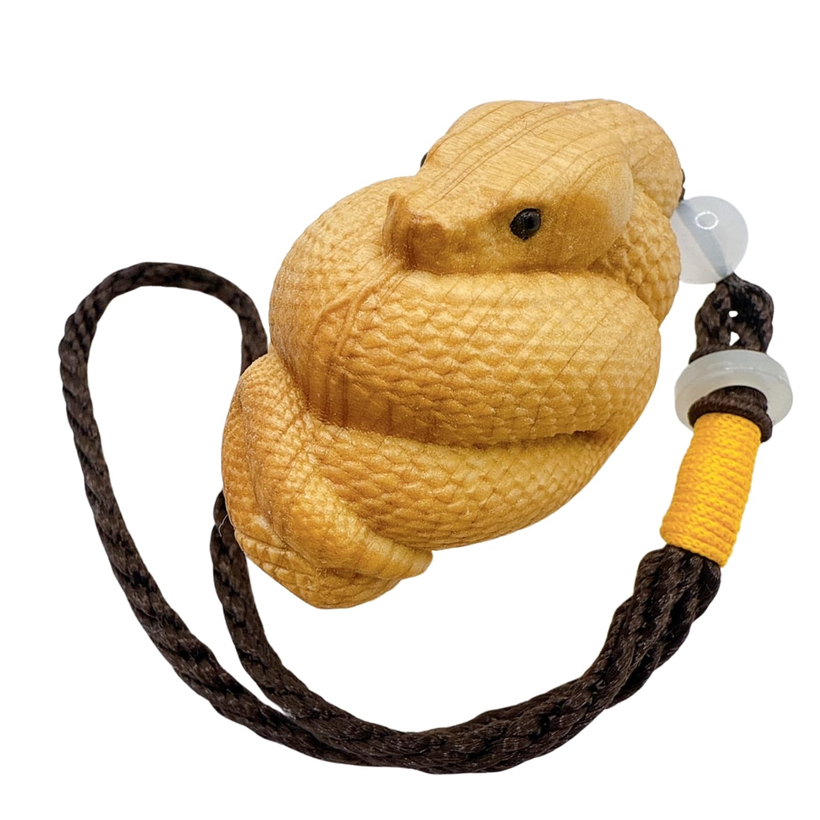 

AhhYouMe Realistic Snake Accessory, Rearview Mirror Charm, Feng Shui Figurine, Good Luck, Wood Carving, Craft Object