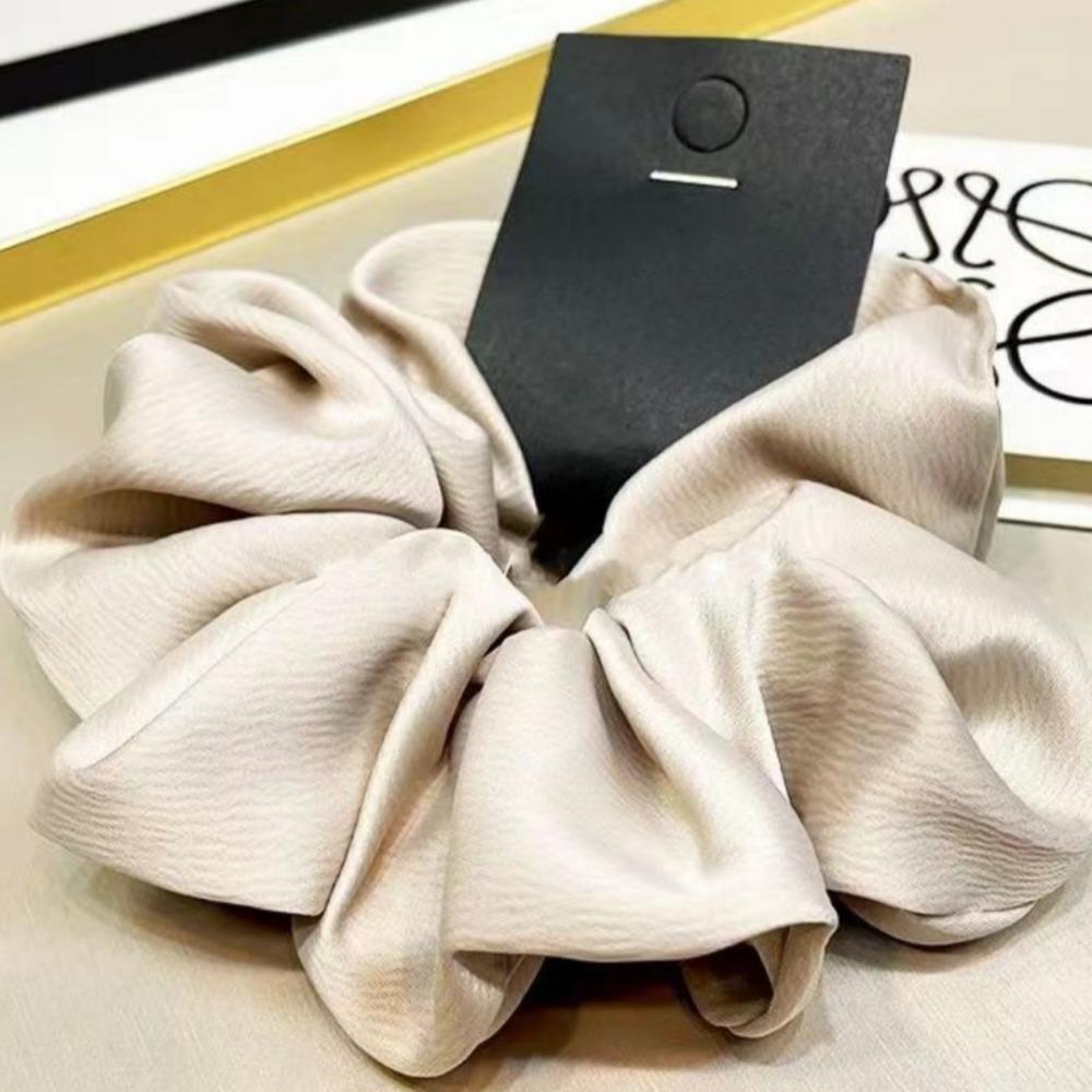 

Soft Mulberry Silk Scrunchies, Big Ponytail Holders Hair Accessories хакі