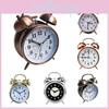 Loud Super Double Bell Alarm Clocks Night Light Luminous Display Decor Home