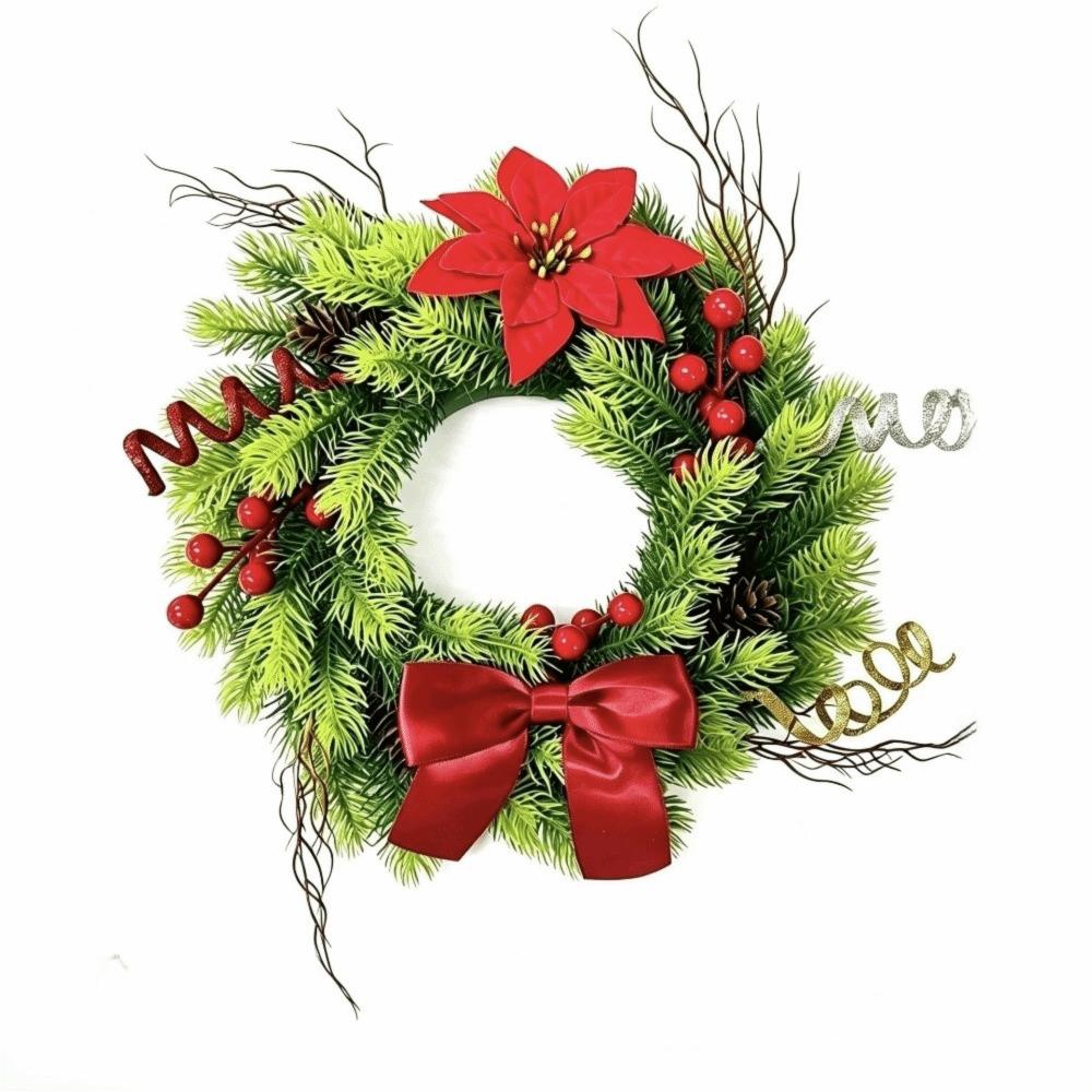 Pine Boughs Christmas Wreath Artificial Pine Artificial Wreath Faux Pine Wreath  DIY Wreath Gift