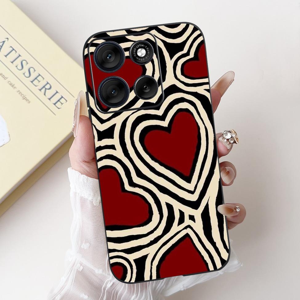 5G For Motorola Moto G56 G86 Cover For Motorola Moto G86 Case Silicone Fashion Butterfly Luxury Cute Funny Painted Back Cover