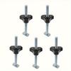 5Pcs/8Pcs T Track Bolts Knob Kit Track Sliding Nut T-Slider T Slot T Bolt for Woodworking Jigs Fixtures Tools Kit Accessories DIY