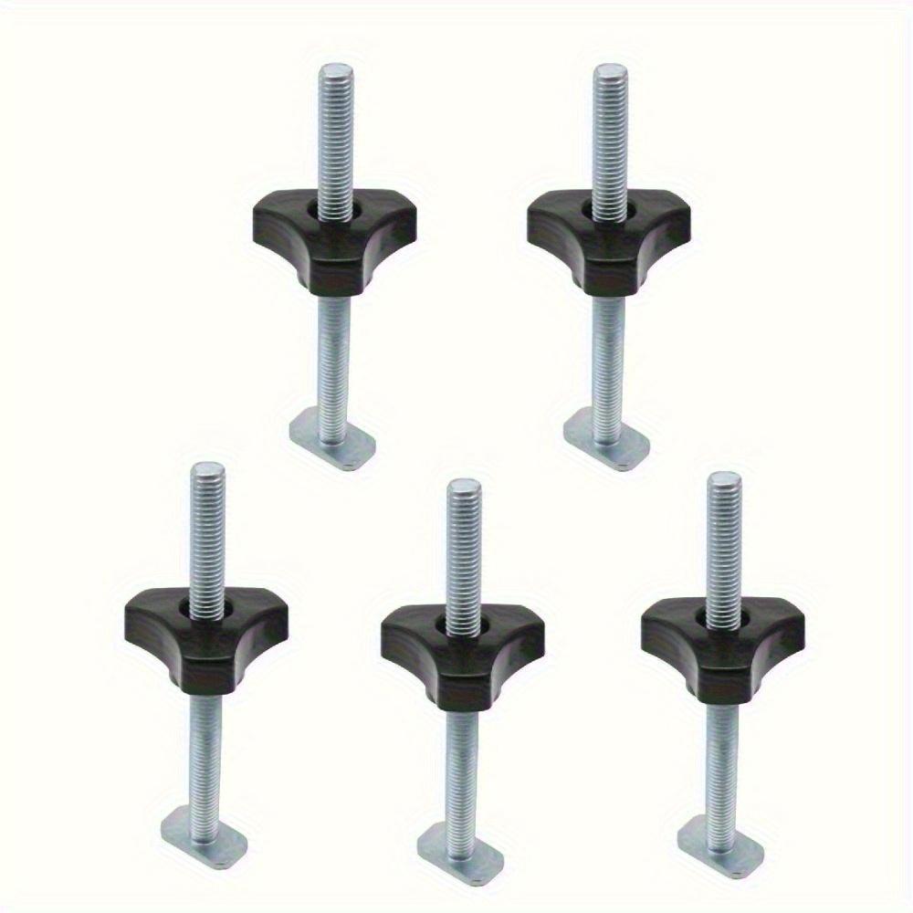 5Pcs/8Pcs T Track Bolts Knob Kit Track Sliding Nut T-Slider T Slot T Bolt for Woodworking Jigs Fixtures Tools Kit Accessories DIY