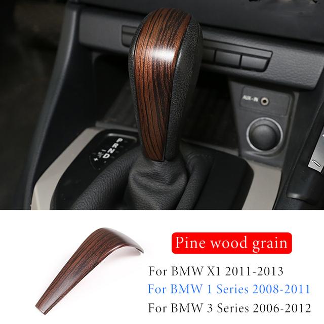 Kryt hlavy radiacej páky, nálepka s ozdobnou lištou, pre BMW 1 3 Series x1E48 E61E64 E65 E85 E86 E83 E53 E81 E82 E87 E90 E91 E92