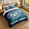 Bedding Set 1 Duvet Cover 2 Pillowcases Wigan Warriors Print Soft Bed Linen Bedroom Decor