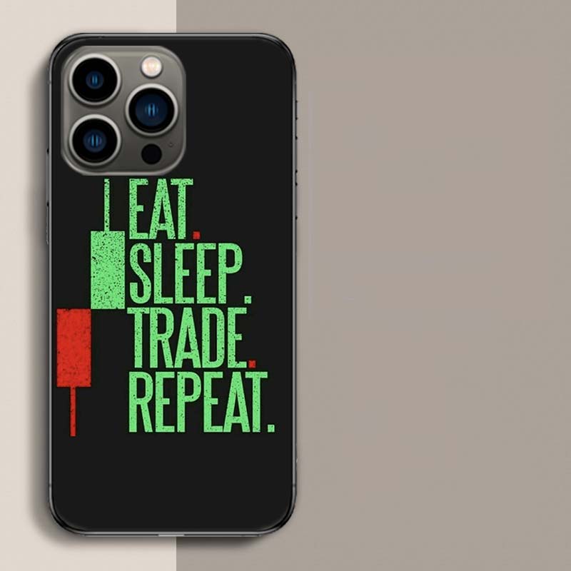 Day Trader Trader Trading Phone Case For Apple Iphone 16E 16 17 Pro Max Air 15 Pro 14 Plus 12 13 Mini Cover Cute Fundas