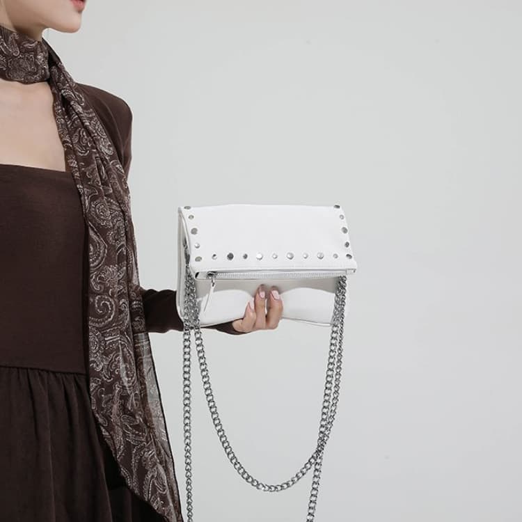 Rivet chain bag women's shoulder messenger bag