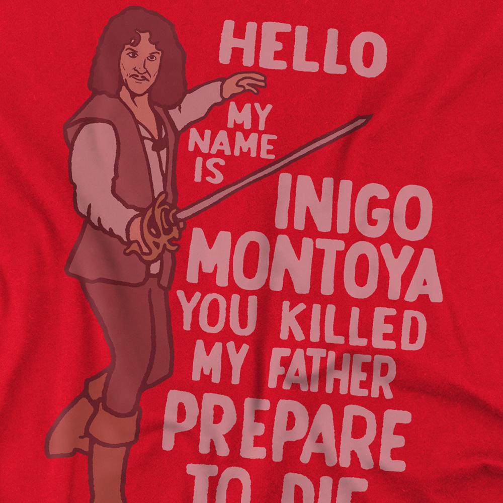 The Princess Bride Unisex Adult Hello My Name Is T-Shirt