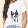 Mothers Day Theme Cute Cartoon Trend ShortSleeved Womens TShirt Polyester Fabric Simple AGeneration Style