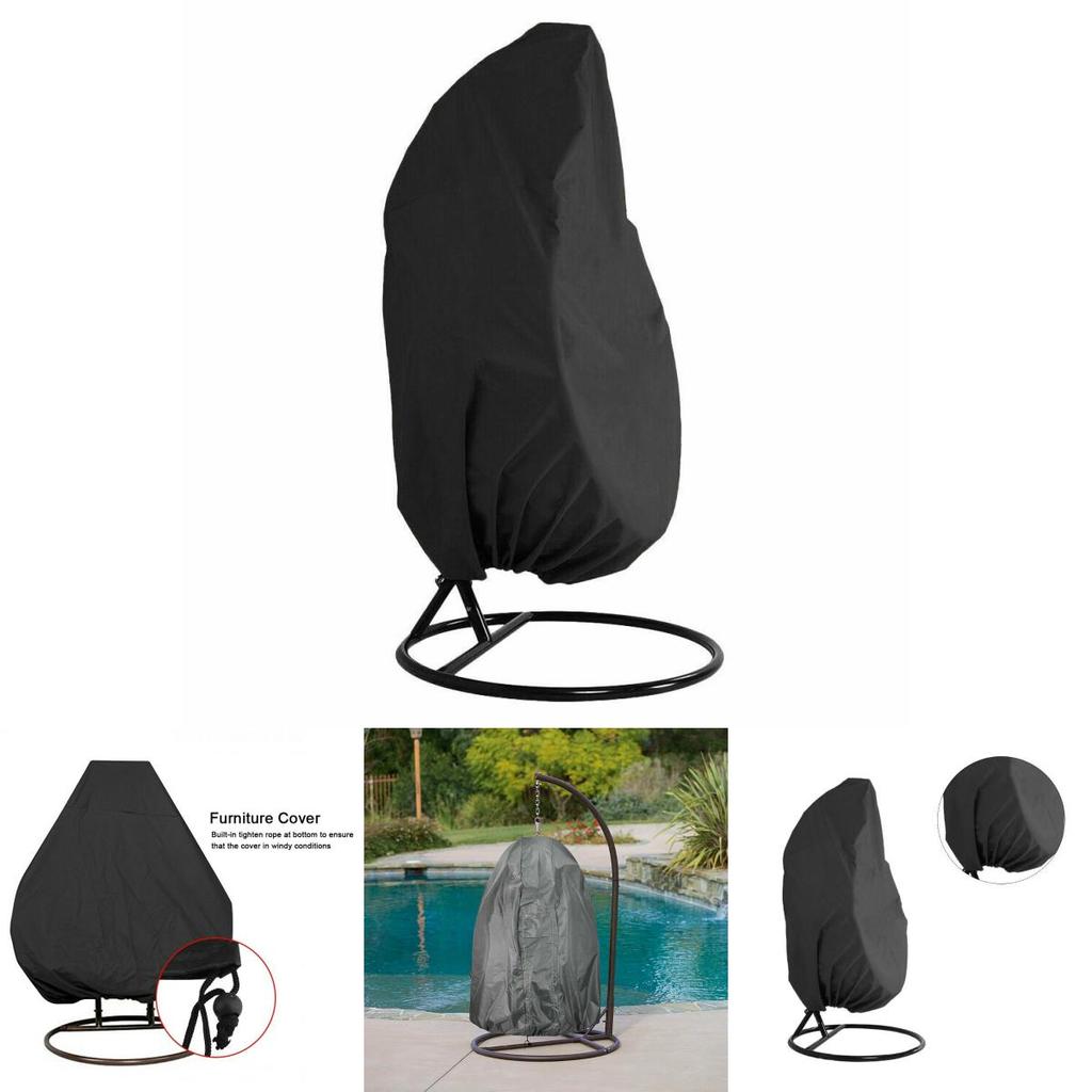 Strapazierfähige Wasserdichte Rattan-Eiersitzbezug für Gartenmöbel im Freien