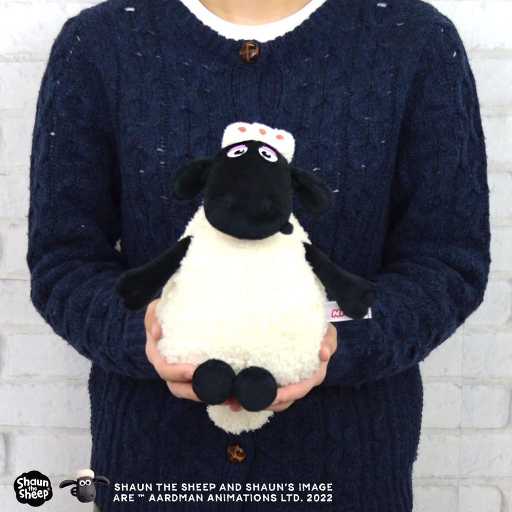 NICI Plush Toy Shaun the Sheep White Timmy Mama 25cm Sheep Gift
