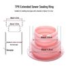 Silicone Deodorant Seal for Washer Drain & Basin