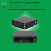 Wall-Mounted 4-Slot ITX CNC Industrial Computer Chassis, Silver-Gray