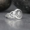 Bague Rétro Soleil et Lune pour Femme Yun Miao - Style Européen et Américain