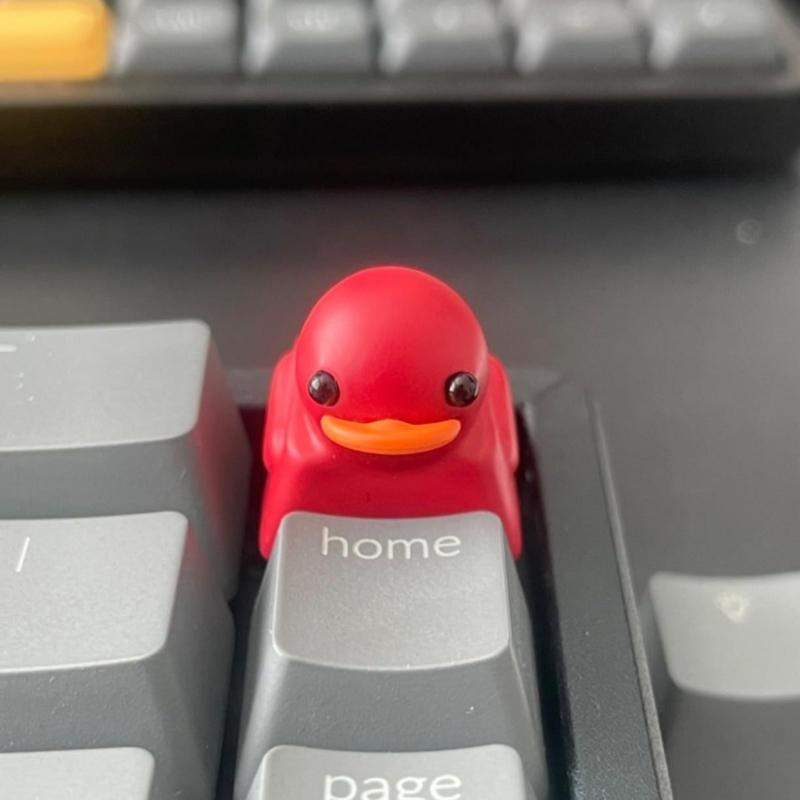 Color 3D Resin Keycap Cute Cartoon Duck Designing For Mechanical Gaming Keyboards ESC Keycaps 1PC
