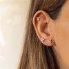 Silver Gold Cartilage Earring for Women Hypoallergenic Flat Back Earrings Threadless Helix Earring Tragus Studs 6mm Cartilage Jewelry Flatback